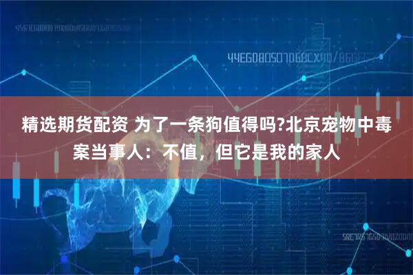 精选期货配资 为了一条狗值得吗?北京宠物中毒案当事人：不值，但它是我的家人