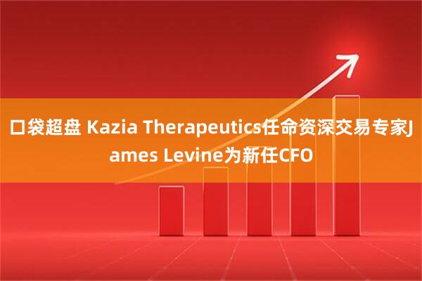 口袋超盘 Kazia Therapeutics任命资深交易专家James Levine为新任CFO